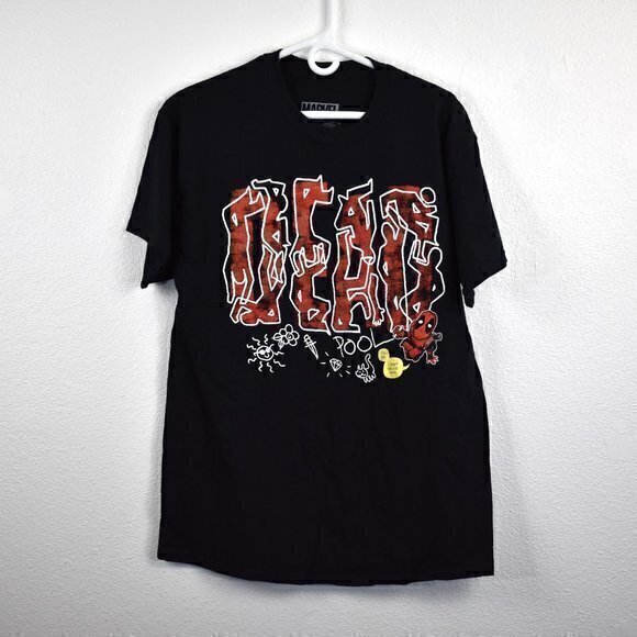 Marvel Deadpool Graphic T-Shirt Size L Excellent Condition Loot Crate Lootwear - Picture 2 of 4